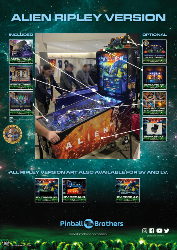 Aliens (Ellen Ripley Edition) by Pinball Brothers - Image 2