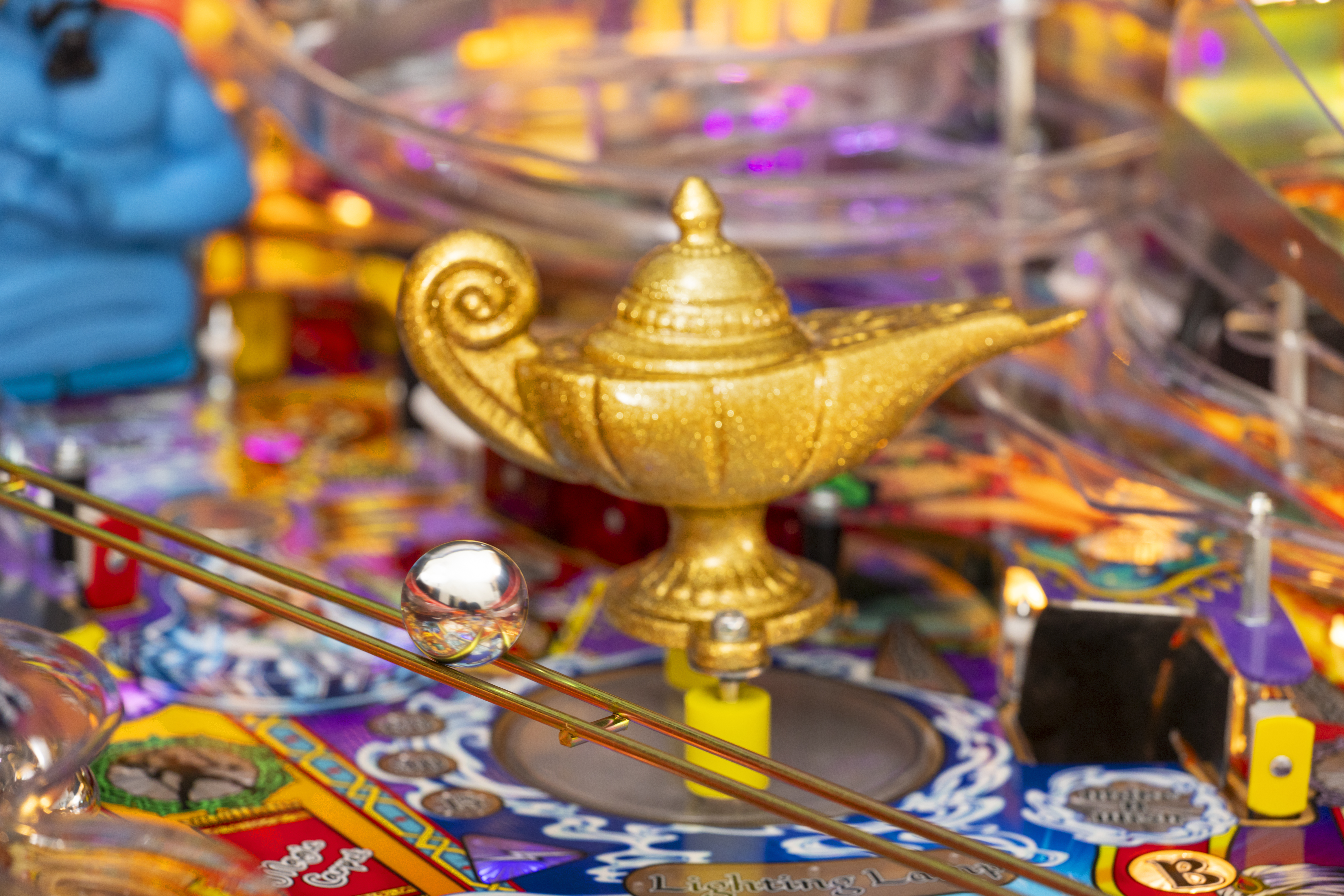 Gold lamp